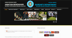 Desktop Screenshot of bendahari.upnm.edu.my