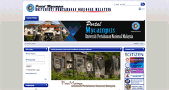 Desktop Screenshot of mycampus.upnm.edu.my