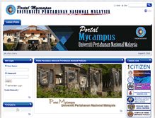 Tablet Screenshot of mycampus.upnm.edu.my